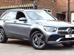 Grey Used 2021 Mercedes GLC300e AMG line Estate | £21,450 (Fair price)