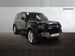 Santorini black Used 2025 Land Rover Defender HSE Dynamic SUV | £77,950 (A bit pricey)