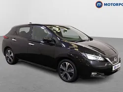 Black Used 2021 Nissan Leaf Tekna Hatchback | £10,199 (Fair price)