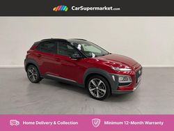 Red Used 2018 Hyundai Kona Premium SE SUV | £10,697 (A bit pricey)