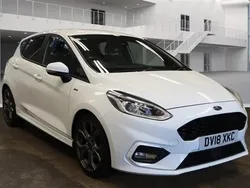 White Used 2018 Ford Fiesta ST-Line X Hatchback | £7,750 (Expensive)
