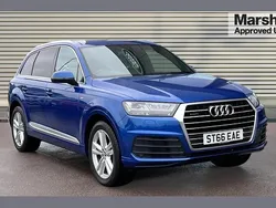 Blue Used 2016 Audi Q7 S-Line SUV | £23,891 (Fair price)