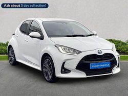 White Used 2023 Toyota Yaris Hybrid Hatchback | £20,998 (A bit pricey)