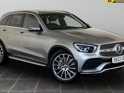 Silver Used 2022 Mercedes GLC220 AMG Line Premium Estate | £23,495 (Fair price)