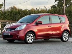 Red Used 2009 Nissan Note Acenta MPV | £2,695 (Fair price)