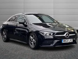 Black Used 2020 Mercedes CLA200 AMG line Sedan | £20,395 (Fair price)