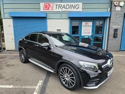 Black Used 2017 Mercedes GLC350 AMG line Coupe | £20,000 (A bit pricey)