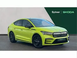 Green Used 2024 Skoda Enyaq iV vRS SUV | £37,500