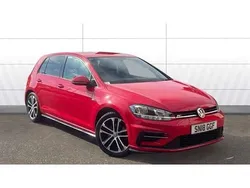 Red Used 2018 VW Golf VII R-line Hatchback | £12,781 (Fair price)