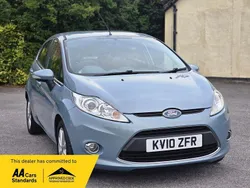 Blue Used 2010 Ford Fiesta Zetec Hatchback | £2,195 (Fair price)