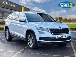 White Used 2021 Skoda Kodiaq SE SUV | £20,995 (Fair price)