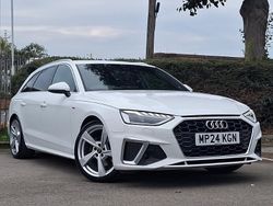 White Used 2024 Audi A4 S-Line Estate | £28,298 (Fair price)