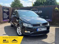 Black Used 2017 VW Polo Edition Hatchback | £9,499 (Fair price)