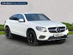 White Used 2018 Mercedes GLC250 Coupe | £19,999 (Super price)