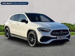 White Used 2023 Mercedes GLA220 AMG line SUV | £31,669 (A bit pricey)