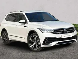 White Used 2025 VW Tiguan Allspace R-line SUV | £36,995 (Expensive)