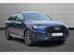 Blue Used 2023 Audi Q7 Black Edition SUV | £51,995 (Fair price)