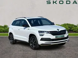 White Used 2022 Skoda Karoq SportLine SUV | £22,995 (Fair price)