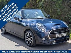 Blue Used 2019 Mini Cooper S Exclusive Hatchback | £15,695 (Fair price)