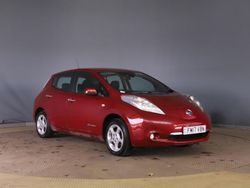 Red Used 2017 Nissan Leaf Acenta Hatchback | £3,190