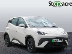 White New 2025 BYD Dolphin Boost Hatchback | £17,995 (Good price)