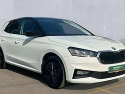 Moon white metallic black magic pearl effect Used 2025 Skoda Fabia Design Edition Hatchback | £18,950