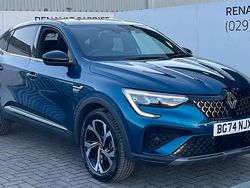 Metallic zanzibar blue Used 2024 Renault Arkana Techno SUV | £19,115 (Fair price)