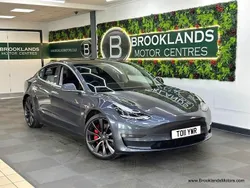 Grey Used 2020 Tesla Model 3 Performance Sedan | £18,685 (Fair price)