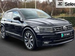 Black Used 2019 VW Tiguan R-line SUV | £20,495 (Fair price)