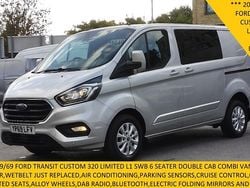 Silver Used 2019 Ford Transit Custom Limited Estate | £16,495 (Fair price)