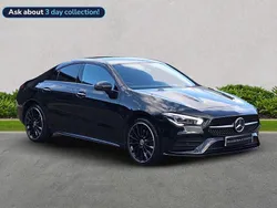 Black Used 2023 Mercedes CLA250e AMG Line Premium Plus Sedan | £26,374 (Fair price)