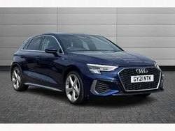 Blue Used 2021 Audi A3 S-Line Hatchback | £22,350 (Fair price)