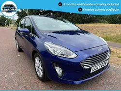 Blue Used 2017 Ford Fiesta Zetec Hatchback | £8,990 (Fair price)