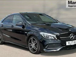 Black Used 2017 Mercedes CLA220 AMG line Sedan | £14,263 (Fair price)