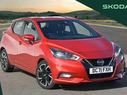 Red Used 2021 Nissan Micra Acenta Hatchback | £11,495 (Fair price)