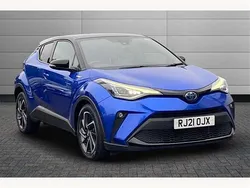 Nebula blue Used 2021 Toyota C-HR SUV | £18,501 (Fair price)