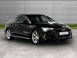 Black Used 2024 Audi A3 S-Line Sedan | £27,444 (Fair price)