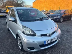 Silver Used 2011 Toyota Aygo Hatchback | £2,500 (Good price)