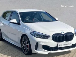 White Used 2021 BMW 128 Shadowline Hatchback | £23,222 (Fair price)