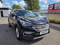 Black Used 2016 Hyundai Santa Fe Premium SUV | £10,999 (Fair price)