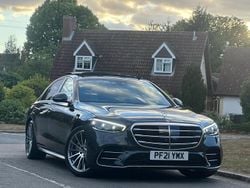 Blue Used 2021 Mercedes S400 AMG Line Premium Sedan | £62,000