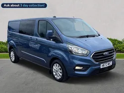 Blue Used 2022 Ford Transit Custom Limited Van | £24,200 (Good price)
