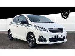 White Used 2018 Peugeot 108 Collection Hatchback | £5,610 (Fair price)
