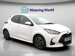 White Used 2023 Toyota Yaris Hybrid Design Hatchback | £16,300 (Good price)
