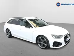 White Used 2021 Audi A4 Black Edition Estate | £23,399 (Fair price)