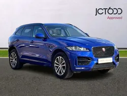 Blue Used 2020 Jaguar F-Pace R-Sport SUV | £25,377 (Fair price)