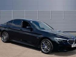 Black Used 2022 BMW 530e M Sport Sedan | £27,085 (Fair price)