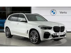 White Used 2021 BMW X5 M Sport SUV | £38,373 (Fair price)