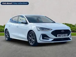 White Used 2023 Ford Focus ST-Line Hatchback | £14,789 (Fair price)