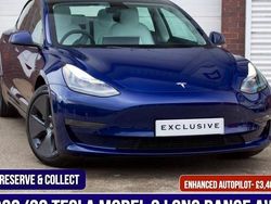 Blue Used 2023 Tesla Model 3 Long Range AWD Sedan | £28,950 (Expensive)